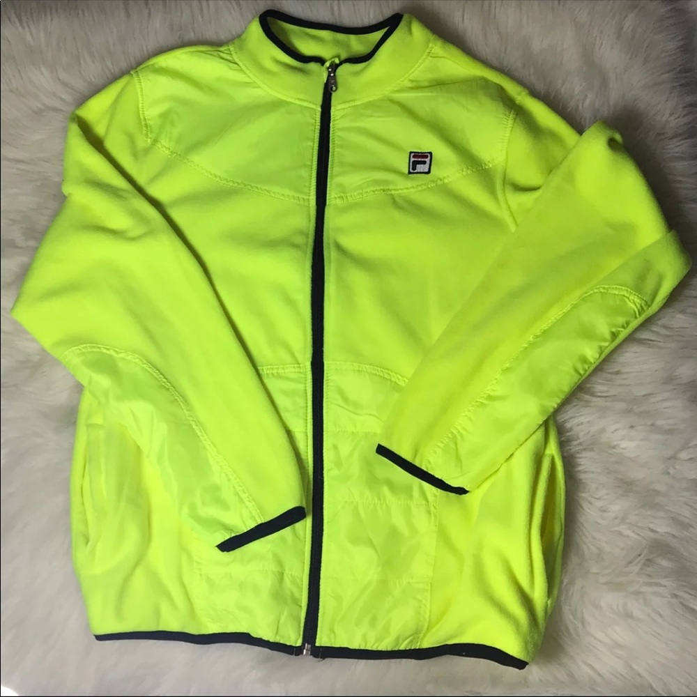 Fila Sport Neon Full Zip Fleece